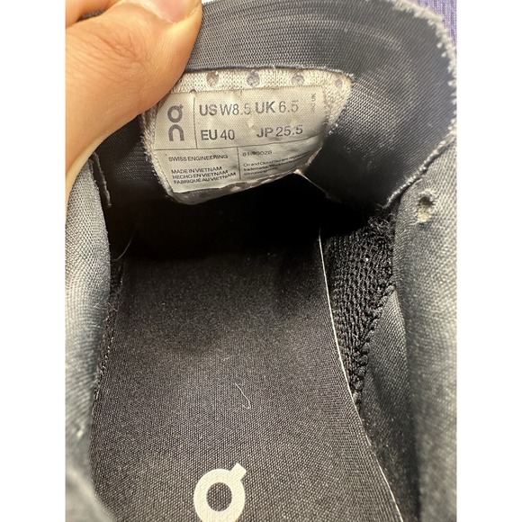 On Cloud Monster Blue And White Women's Running Shoes 8.5 - Picture 9 of 11